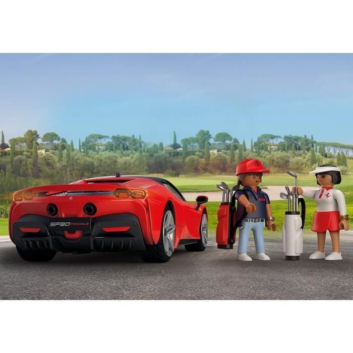 PLAYMOBIL 71020 Ferrari SF90 Stradale, Klassieke auto's, Volwassenen, Verzamelauto, 43 onderdelen