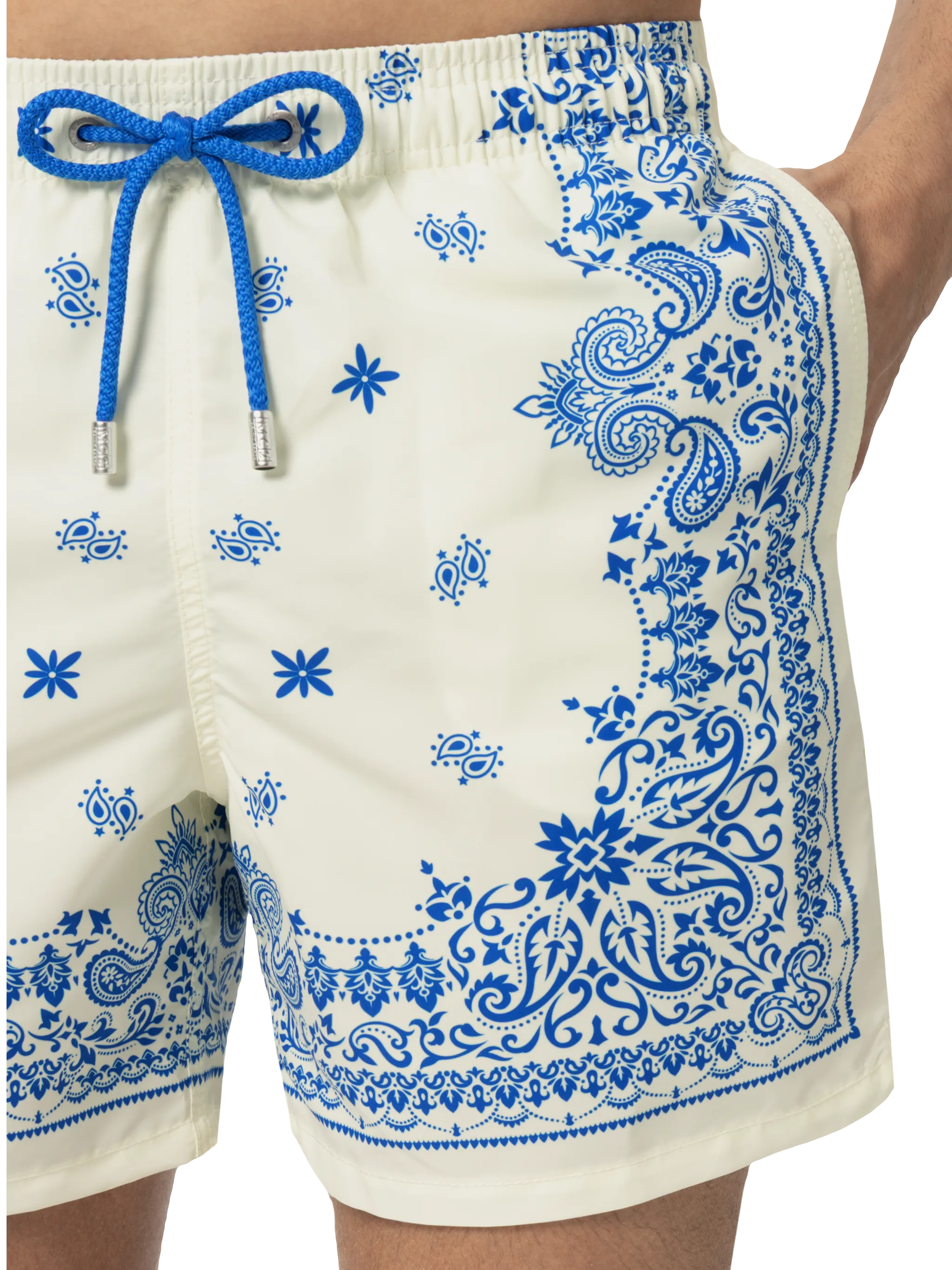 Gustavia midi-badpak met bandana-print