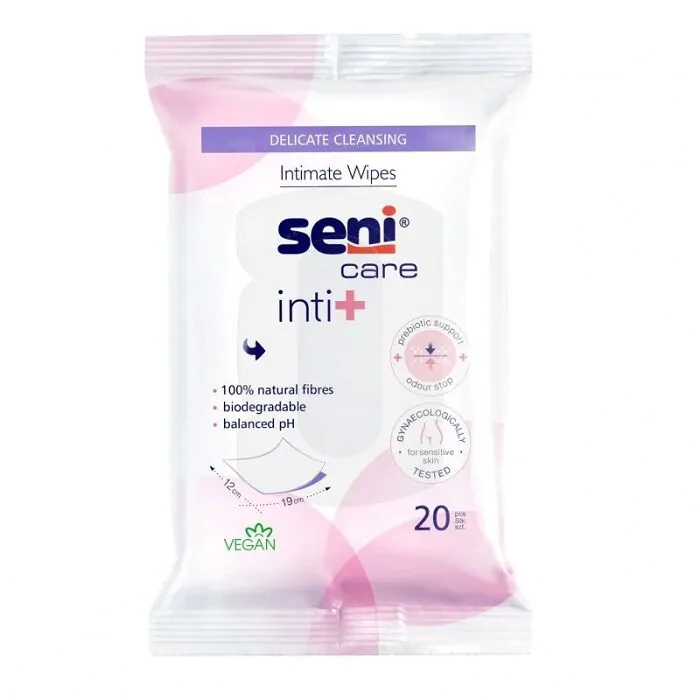 Seni Care Chusteczki Do Higieny Intymnej INTI+ 20 Sztuk