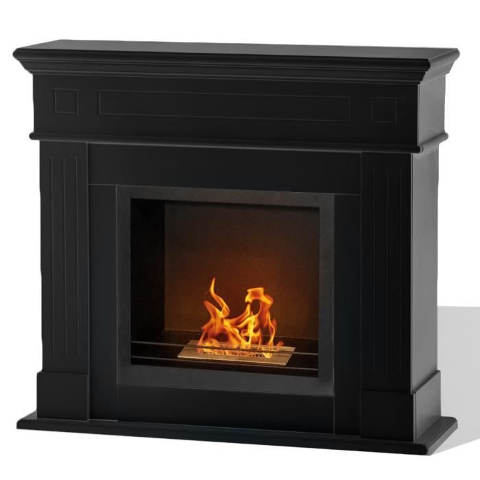Schwarzer Bioethanol-Kamin – CAMBRIDGE N – Umweltfreundliche Alternative – 1,5 l