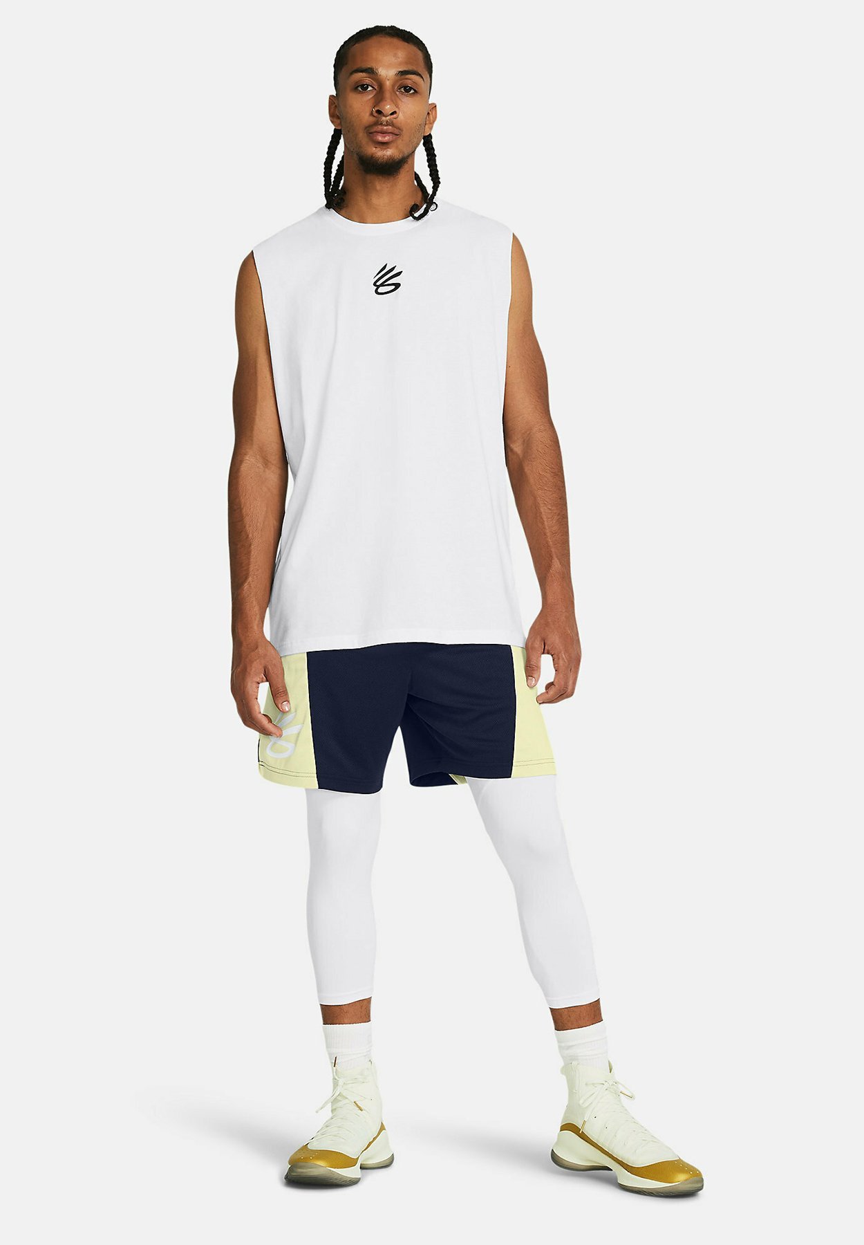 Sous-vêtement technique Under Armour Curry Brand - Blanc