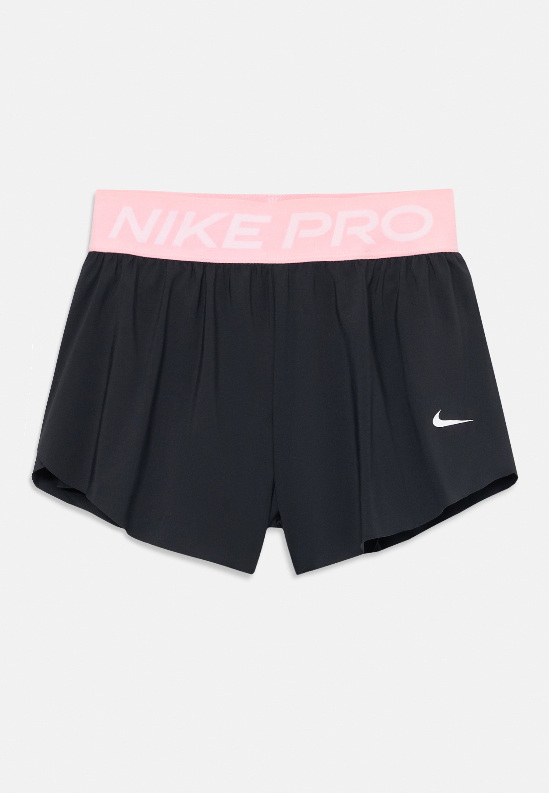 Nike Performance PRO UNISEX - Spordipüksid - must/keskmise suurusega pehme roosa/valge
