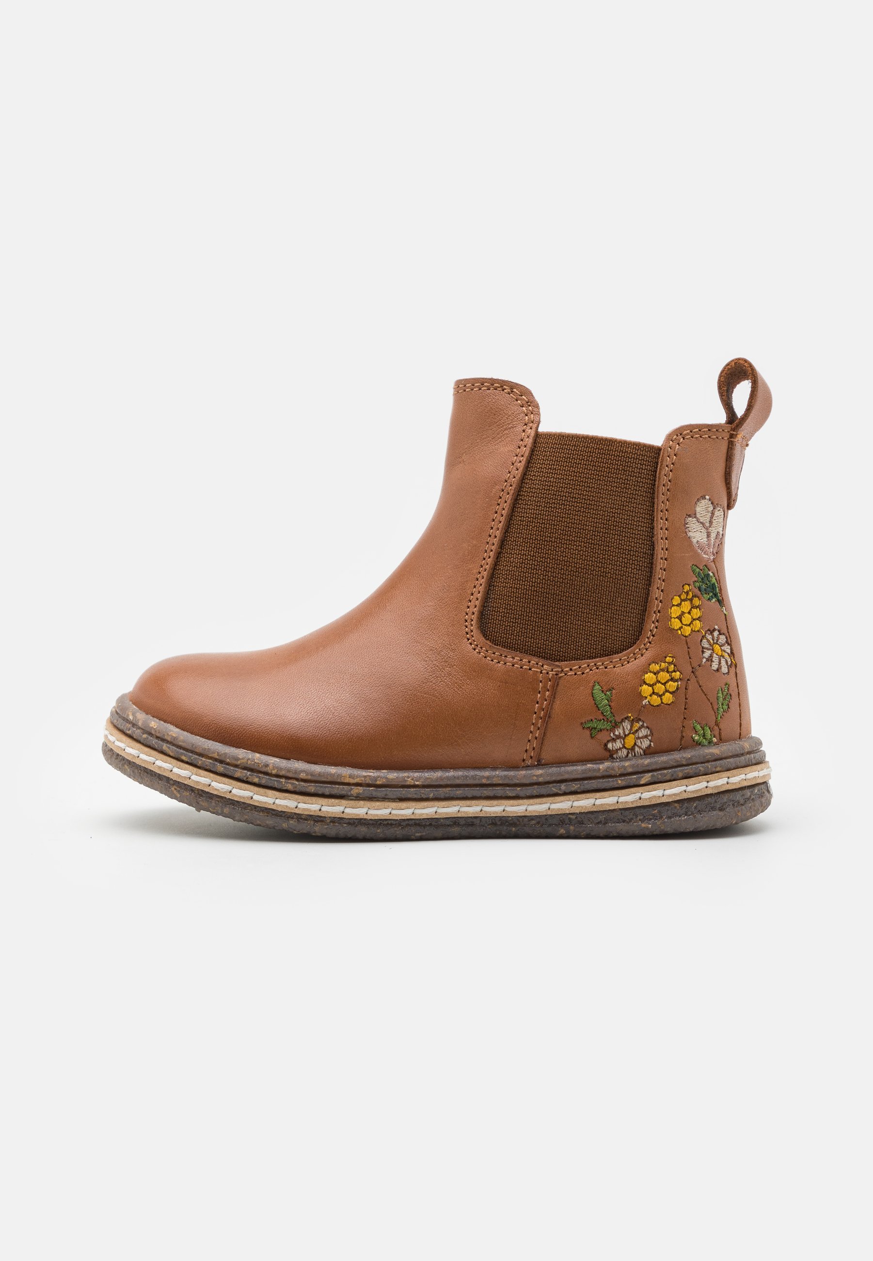 Friboo LEATHER - Klassieke enkellaarsjes - cognac