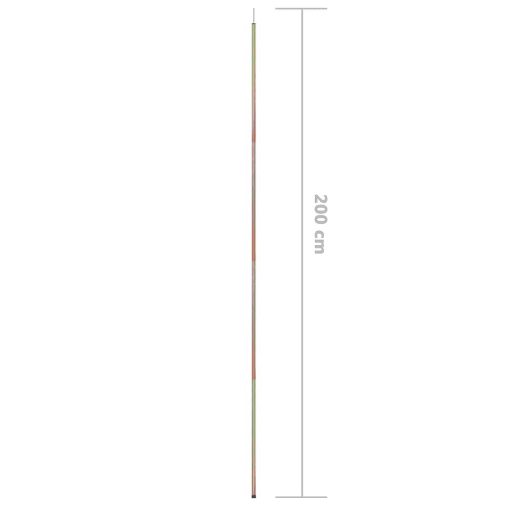 Vidaxl 200 cm-es 1 darabos vitorlás árnyékoló rúd