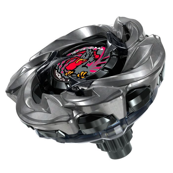 Beyblade X Starter Pack Rudder Phoenix 4-70LF UX, toupie Takara Tomy de type attaque avec lanceur, toupies de compétition, dès 8 ans