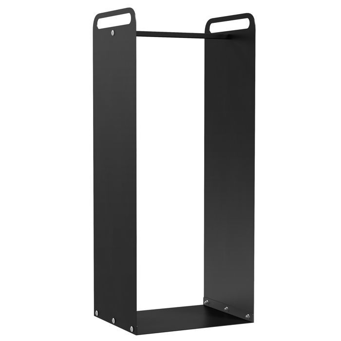 Firewood rack 36 x 30 x 90 cm Firewood rack with handles, Outdoor firewood rack