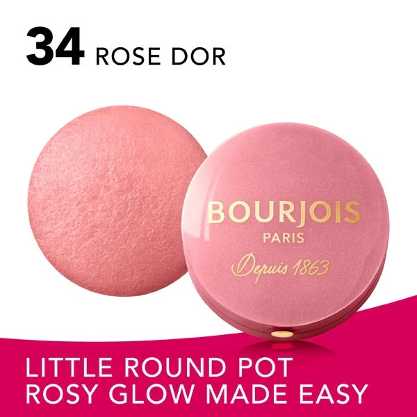 Colorete Bourjois Little Round Pot 34 Rose D'Or