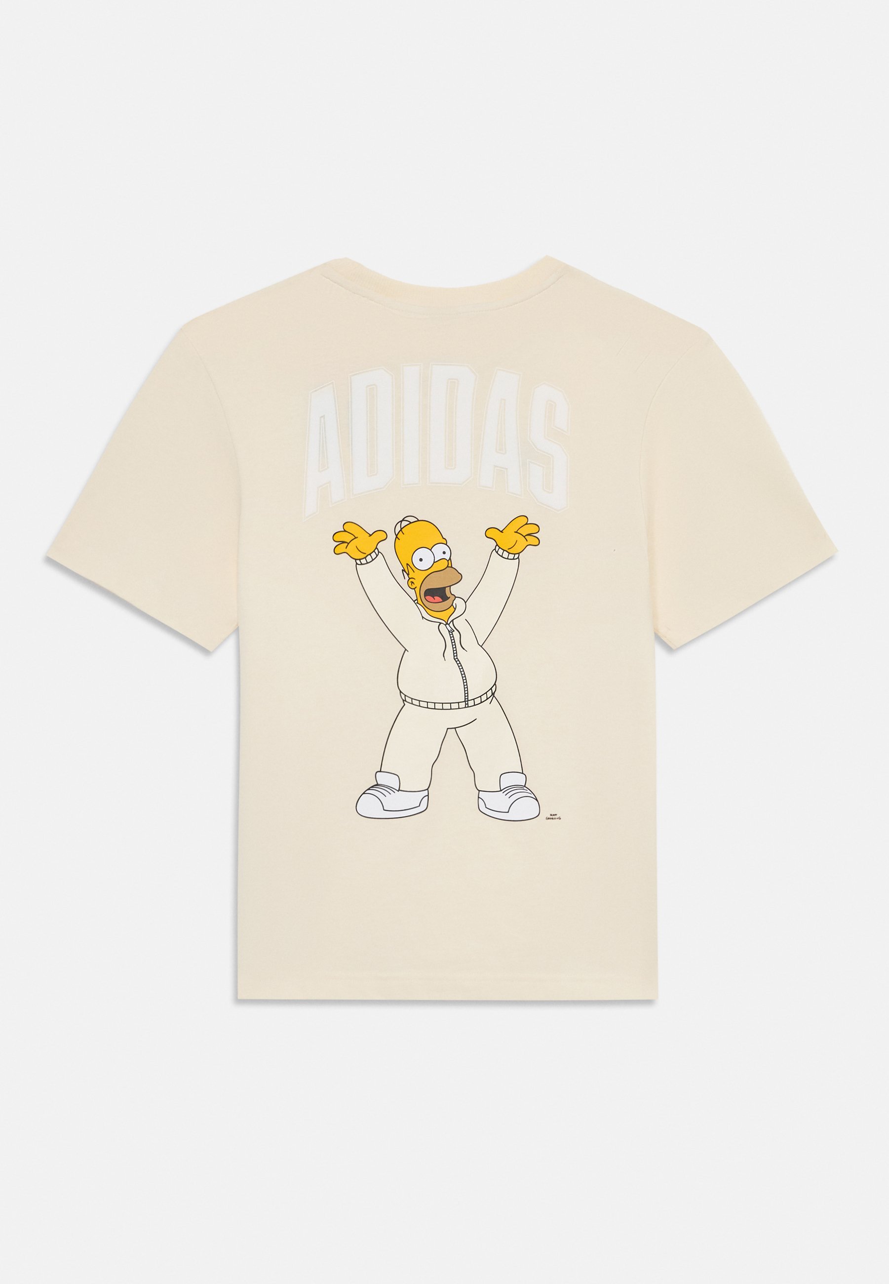 adidas Performance THE SIMPSONS JUNIOR UNISEX - T-shirts med print - cream white