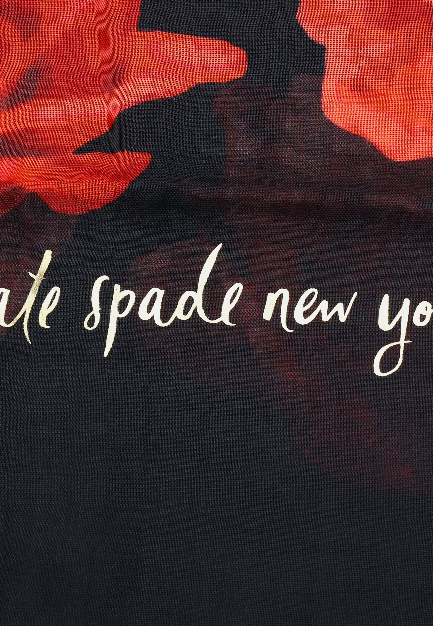 Kate Spade New York CHARMING ROSE OBLONG - Foulard - marineblauw