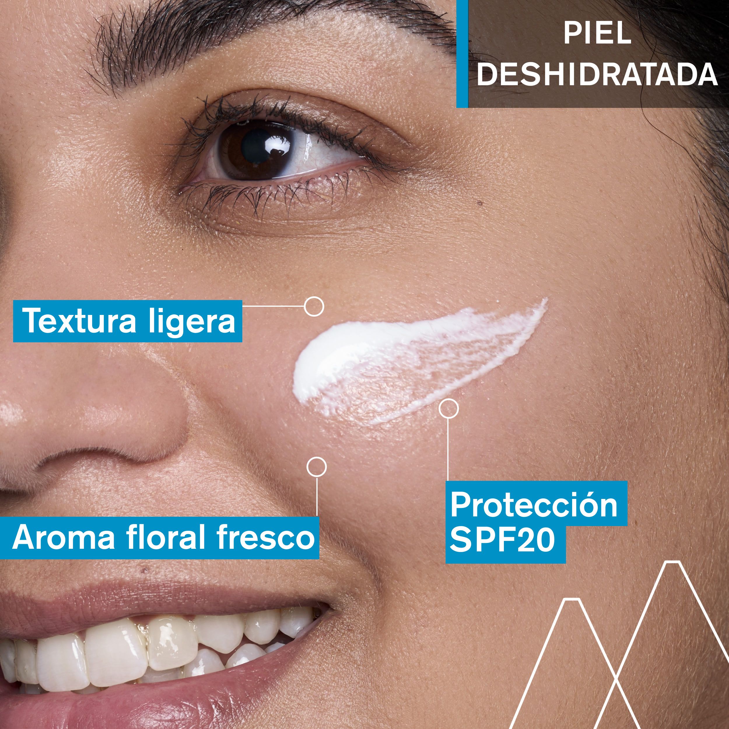 „Eau Thermal Light Water Cream“ SPF20 Veido drėkikliai iš vaistinės