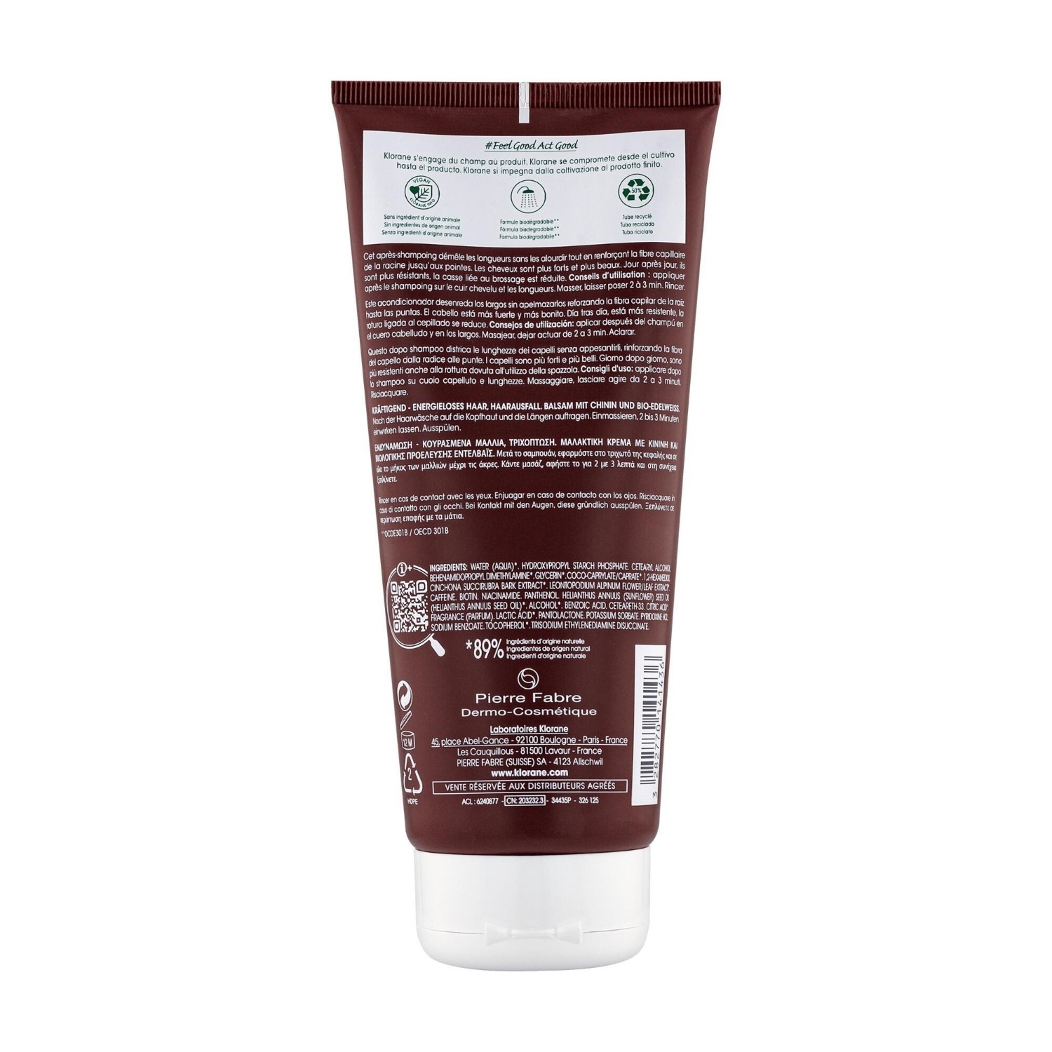 Klorane Après-shampoing Force