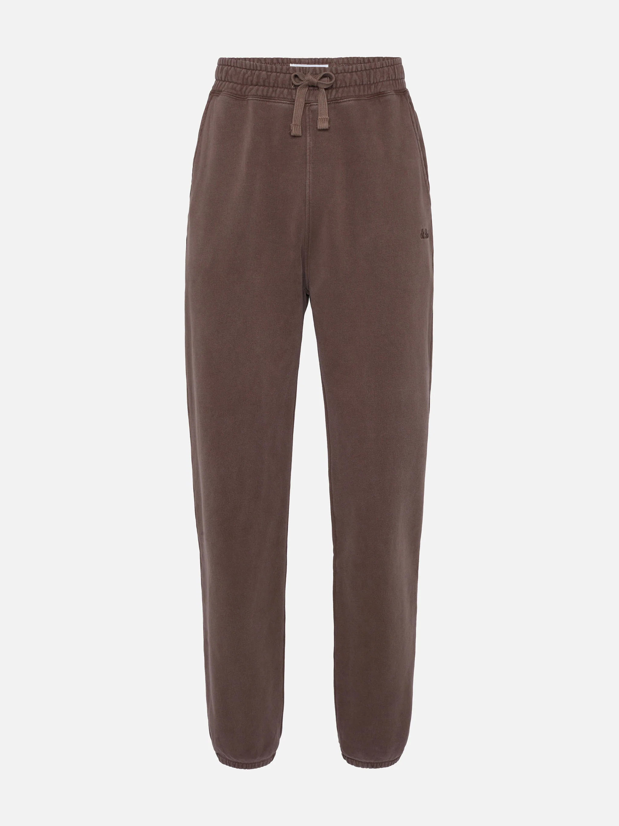 Pantaloni da tuta marroni Bolt con trattamento vintage