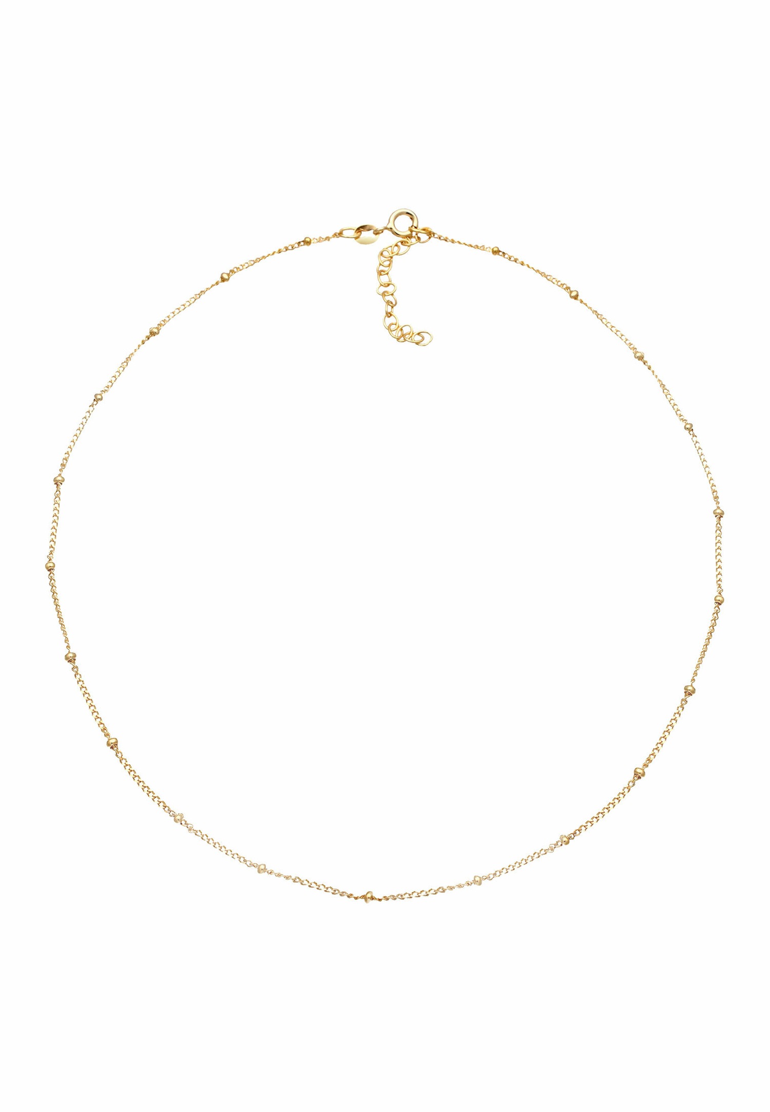 Elli Femmes Choker Boule Basique Minimaliste Tendance Blogueur en Argent Sterling 925