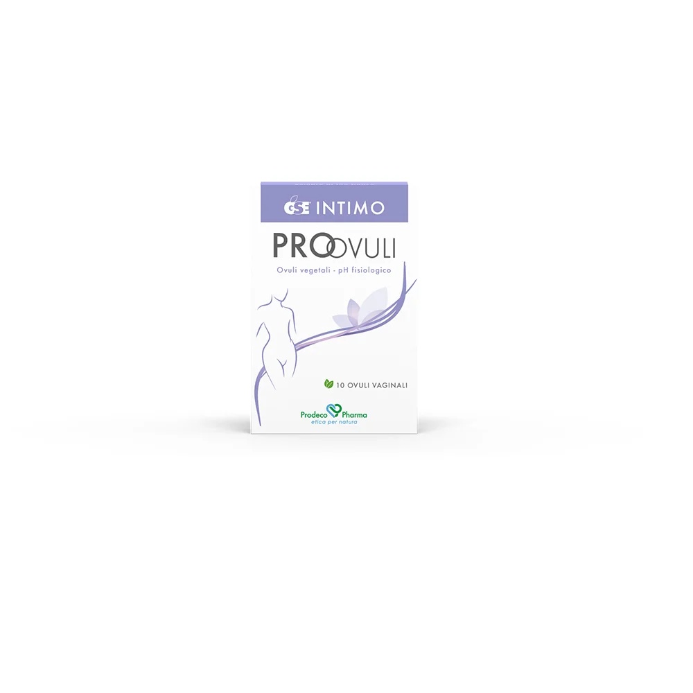 GSE Intimo Pro Ovules 10 ovuliga blisterpakend. Tupe limaskesta kaitse.