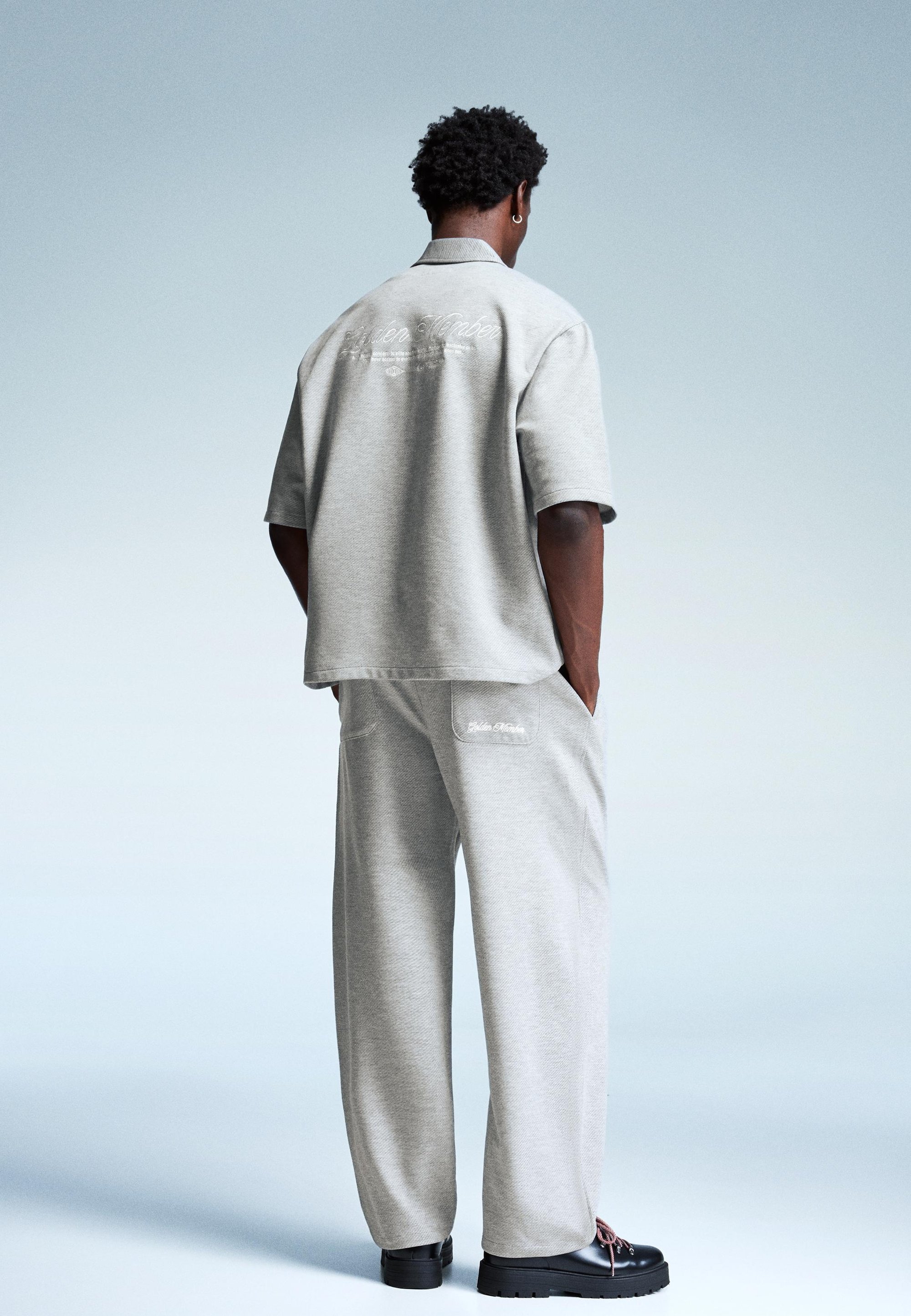 Bershka SUPER JOGGER - Pantaloni della tuta - grigio scuro