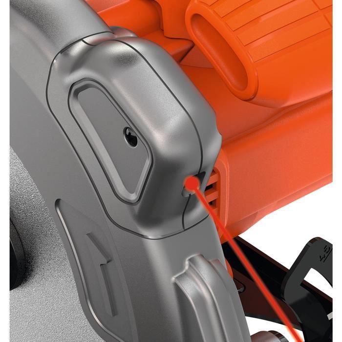 Corded circular saw - BLACK+DECKER - CS1250L-QS - 1250W - 66mm cutting depth - with 1 blade