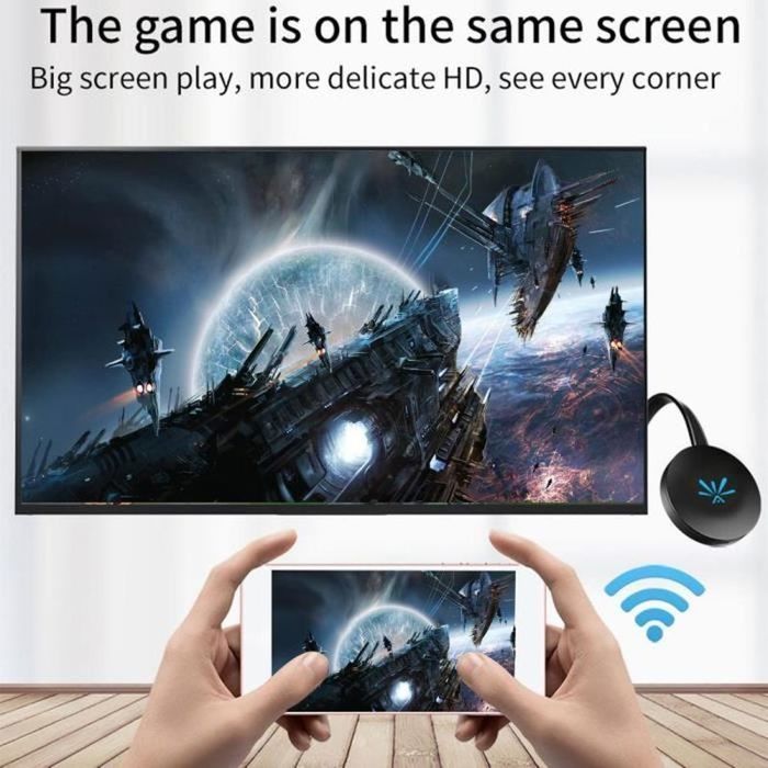 TERMINAL TNT - RECEPTEUR TV - DEMODULATEUR TV - DECODEUR TV - DECODEUR TNT  Affichage wifi sans fil compatible hdmi - Prise en