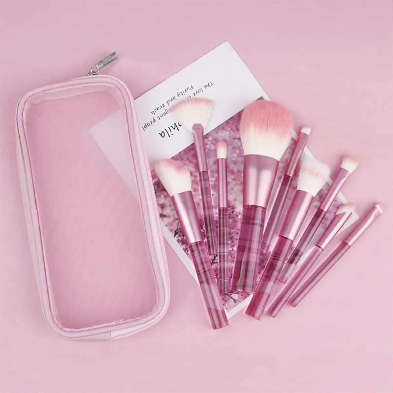 Technique Pro set kistova, prozirni set kistova za savršenu šminku – 1 komad