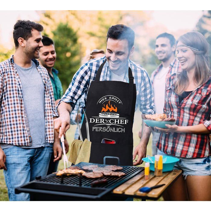 20-Piece Barbecue Accessory Set, Barbecue Kit, Barbecue Utensils in a Thick Stainless Steel Grill Set, Barbecue Set