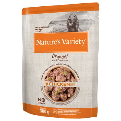 Nature's Variety Mixed Pack Original Paté No Grain Medium/Maxi 8 x 300g