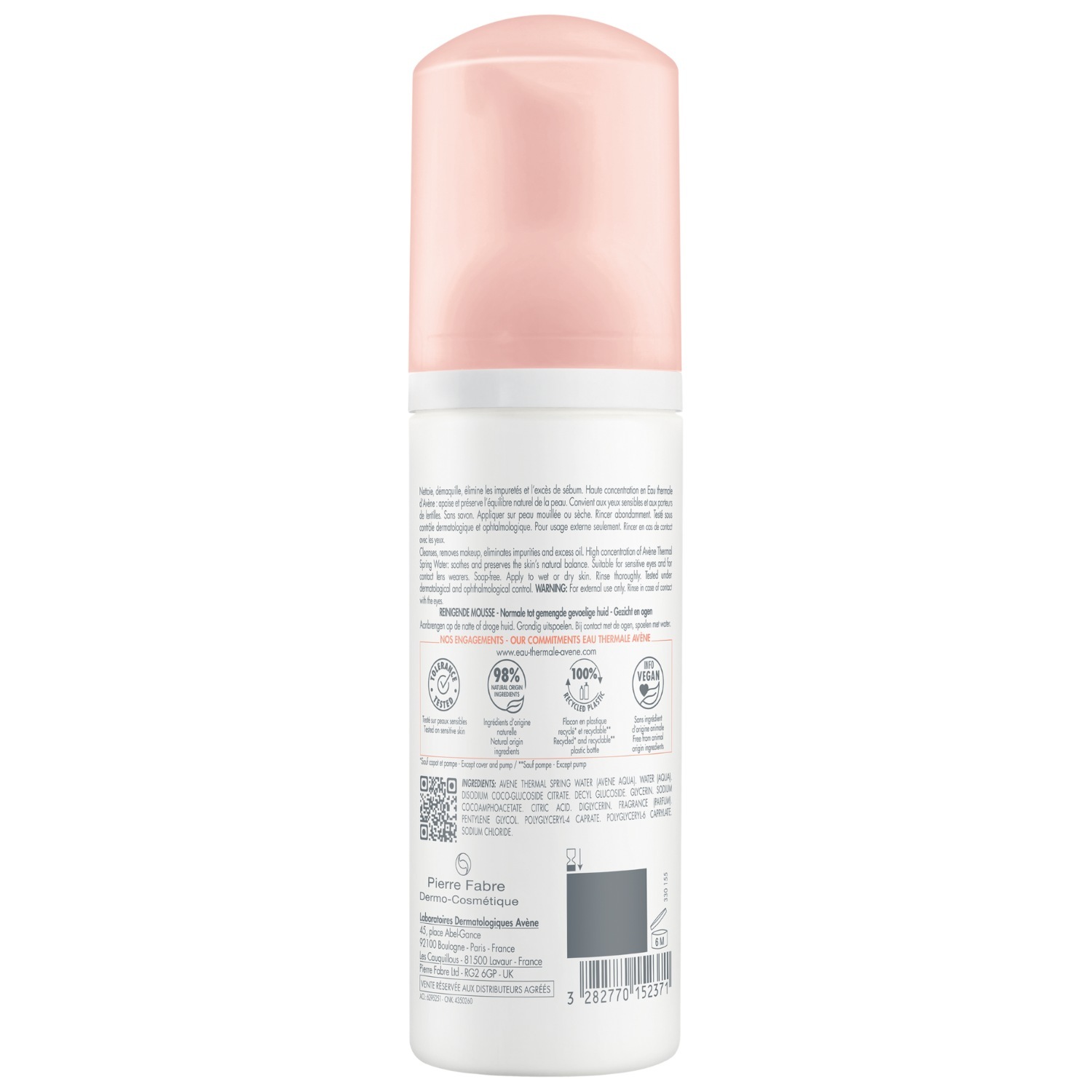 Avène veido valymo putos Les Essentiels Les Essentiels valomosios putos – 150 ml