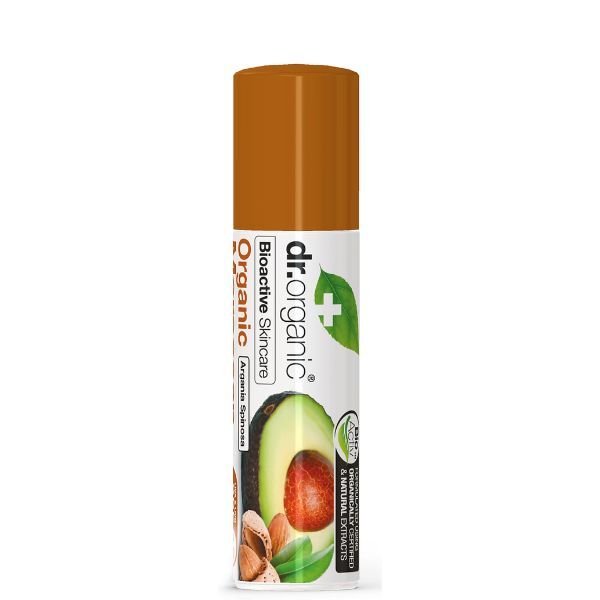 Balsamo labbra all'olio di argan marocchino Dr Organic 5,7 ml