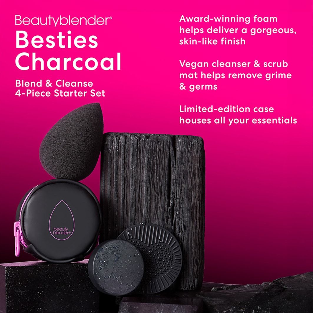 Beautyblender Makeup Hubka na Makeup Besties Štartovacia sada Antracit - 1 kus