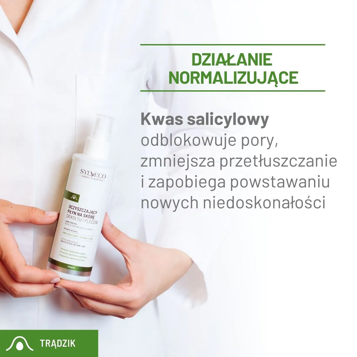 Sylveco Dermo Oczyszczający płyn na skórę dekoltu i pleców