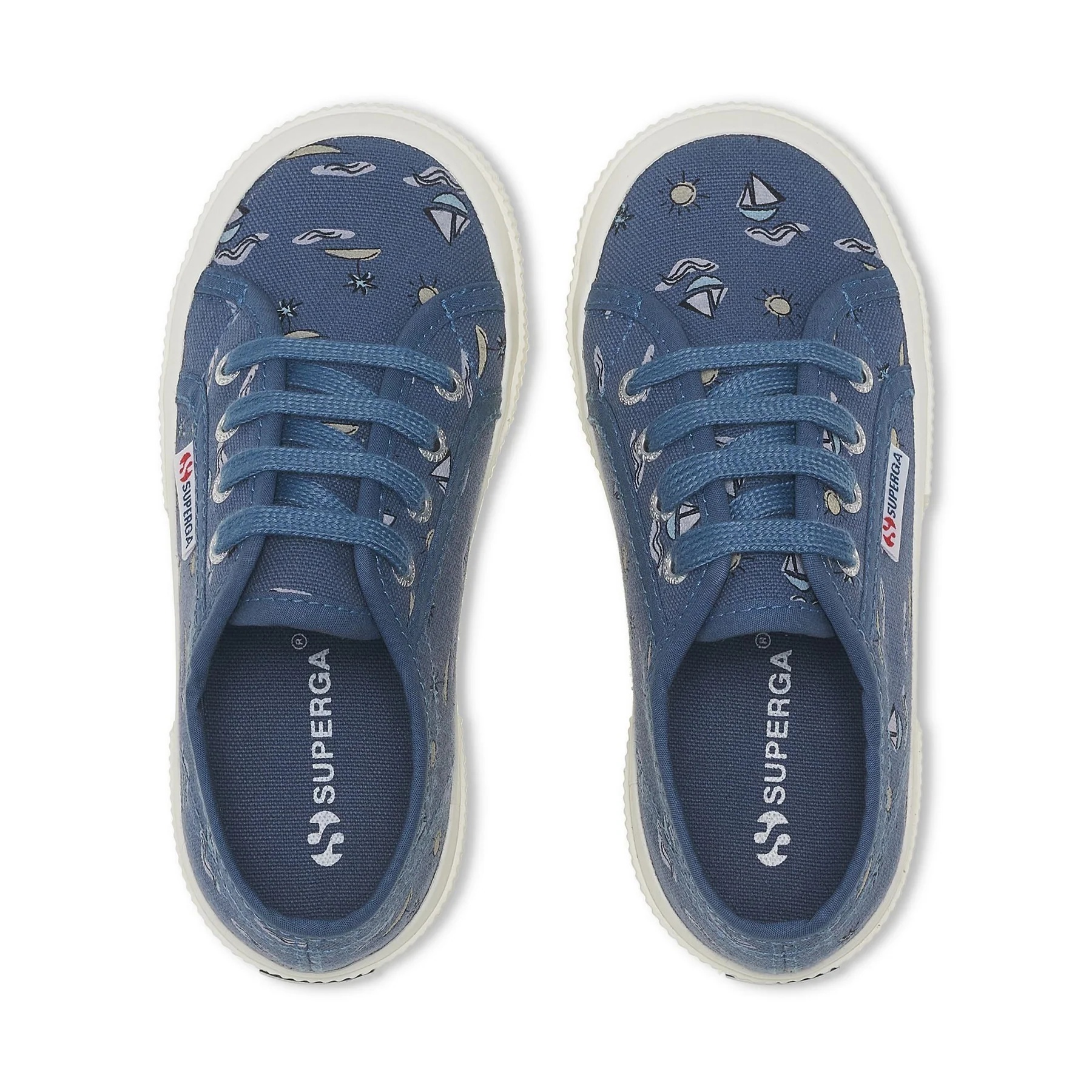 2750 KIDS SEA PRINT-BLUE DUSTY SEA PRINT