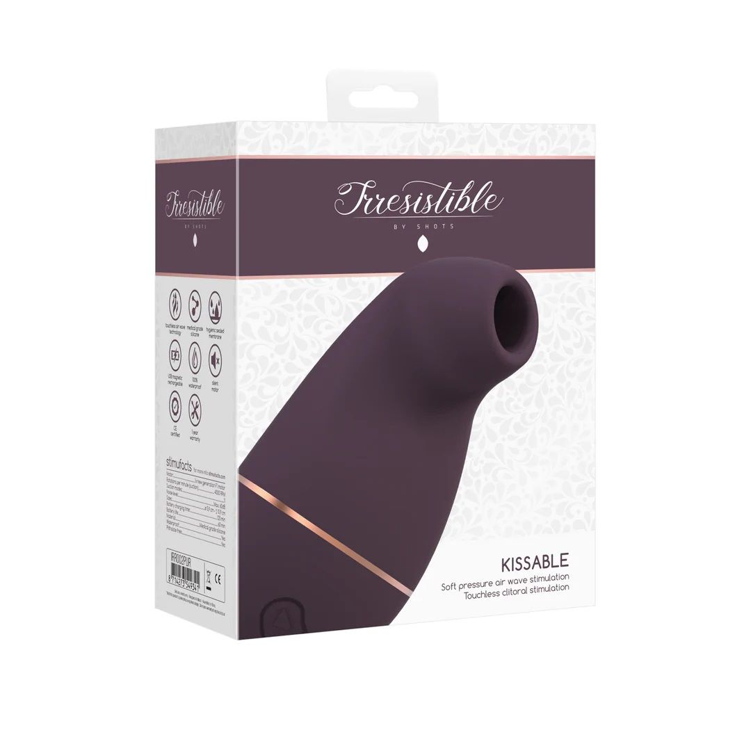 „Irresistible by Shots Kissable“ klitorio siurbimo žaisliukas Klitorio siurbimo žaisliukai