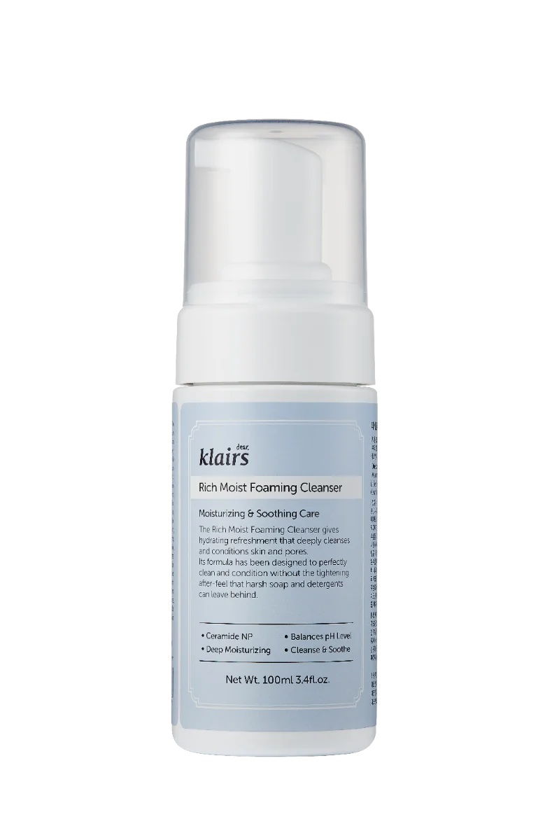 Nettoyant moussant hydratant KLAIRS pour peau sèche