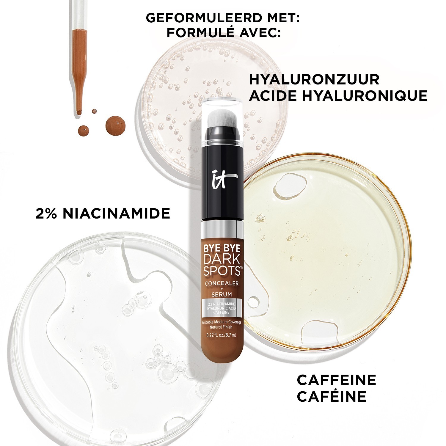 IT Cosmetics korektors BYE BYE DARK SPOTS™ korektors + serums - 9 g