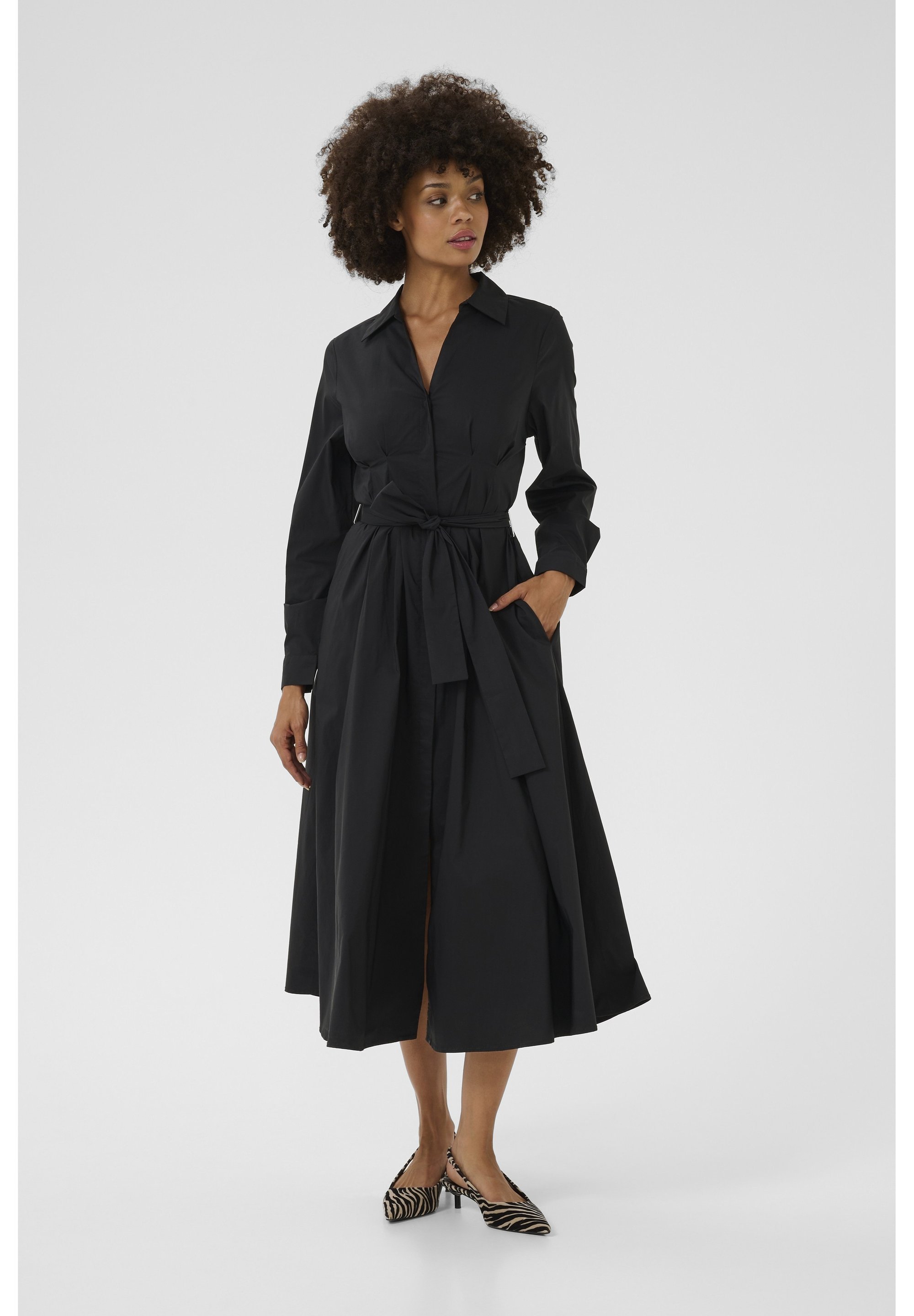 Culture ELNA ANTOINETT - Robe-chemise - noire