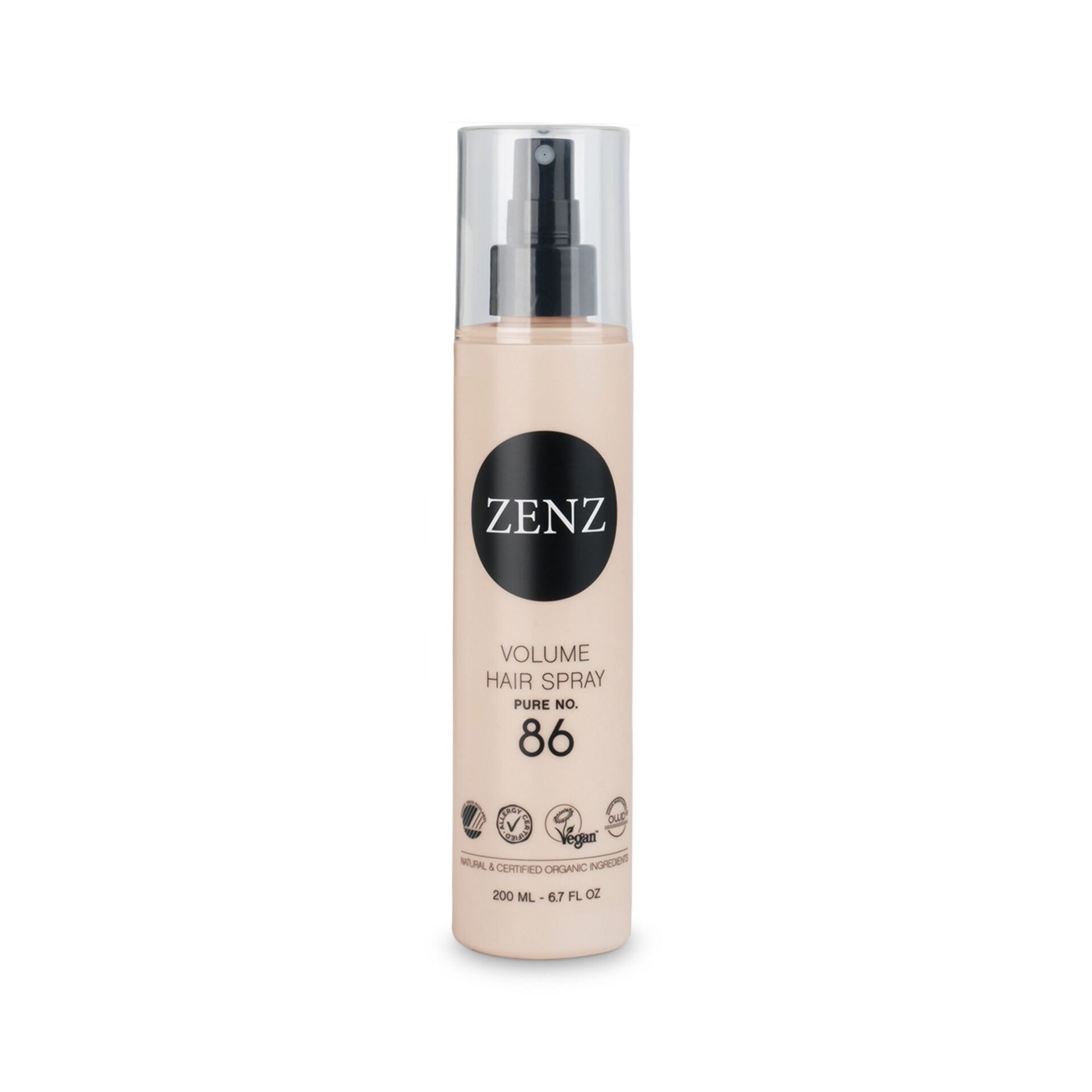 Apjoma matu laka Pure Nr. 86 200 ml - Zenz Organic