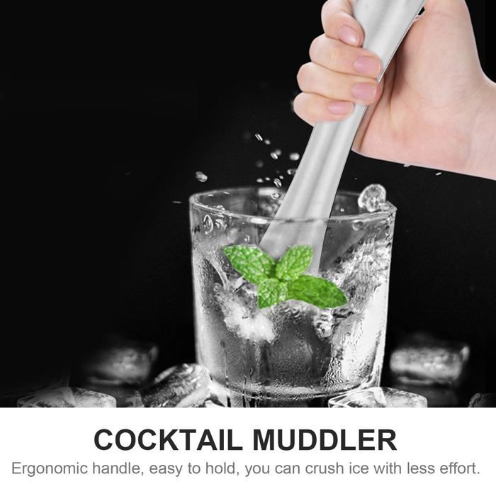 Exprimidor de limones de acero inoxidable, martillo para hielo, triturador de tallos, prensa de frutas