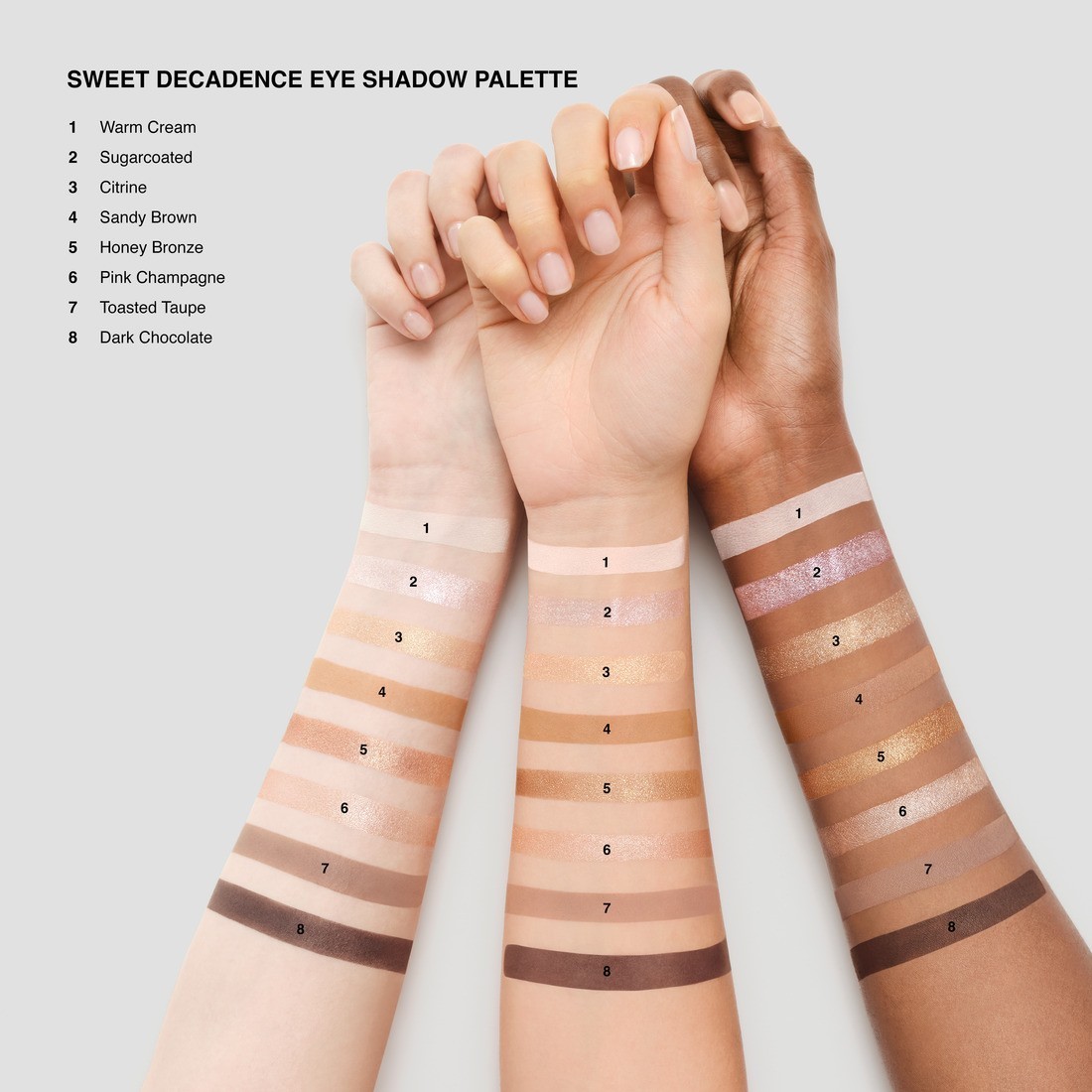 Bobbi Brown akių šešėlių paletės SWEET SUITE COLLECTION Land of Sweets, 8 vnt., 1,5 g