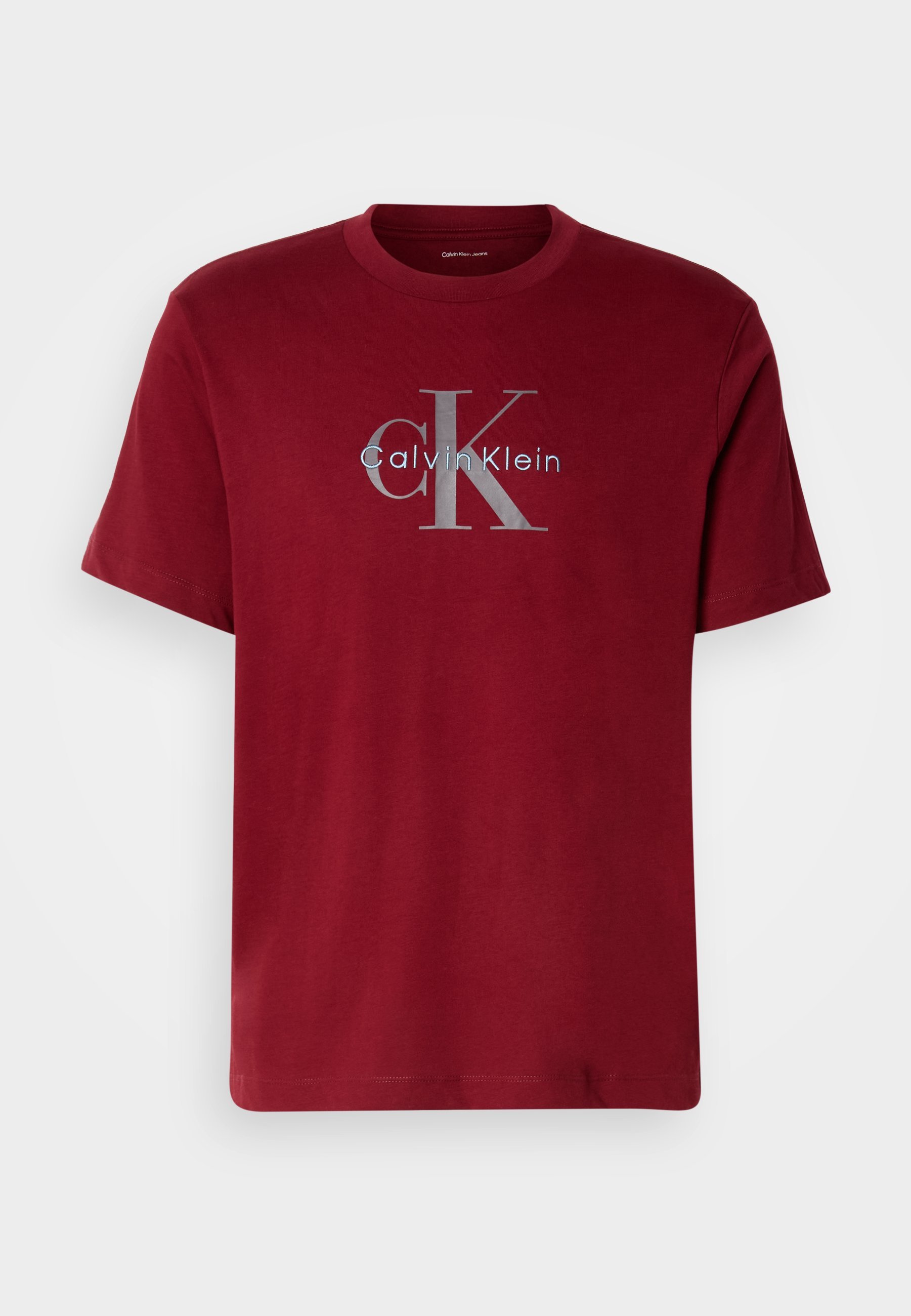 Calvin Klein Jeans HERO MONOLOGO T-Shirt – Bedrucktes T-Shirt – Renaissance-Rot