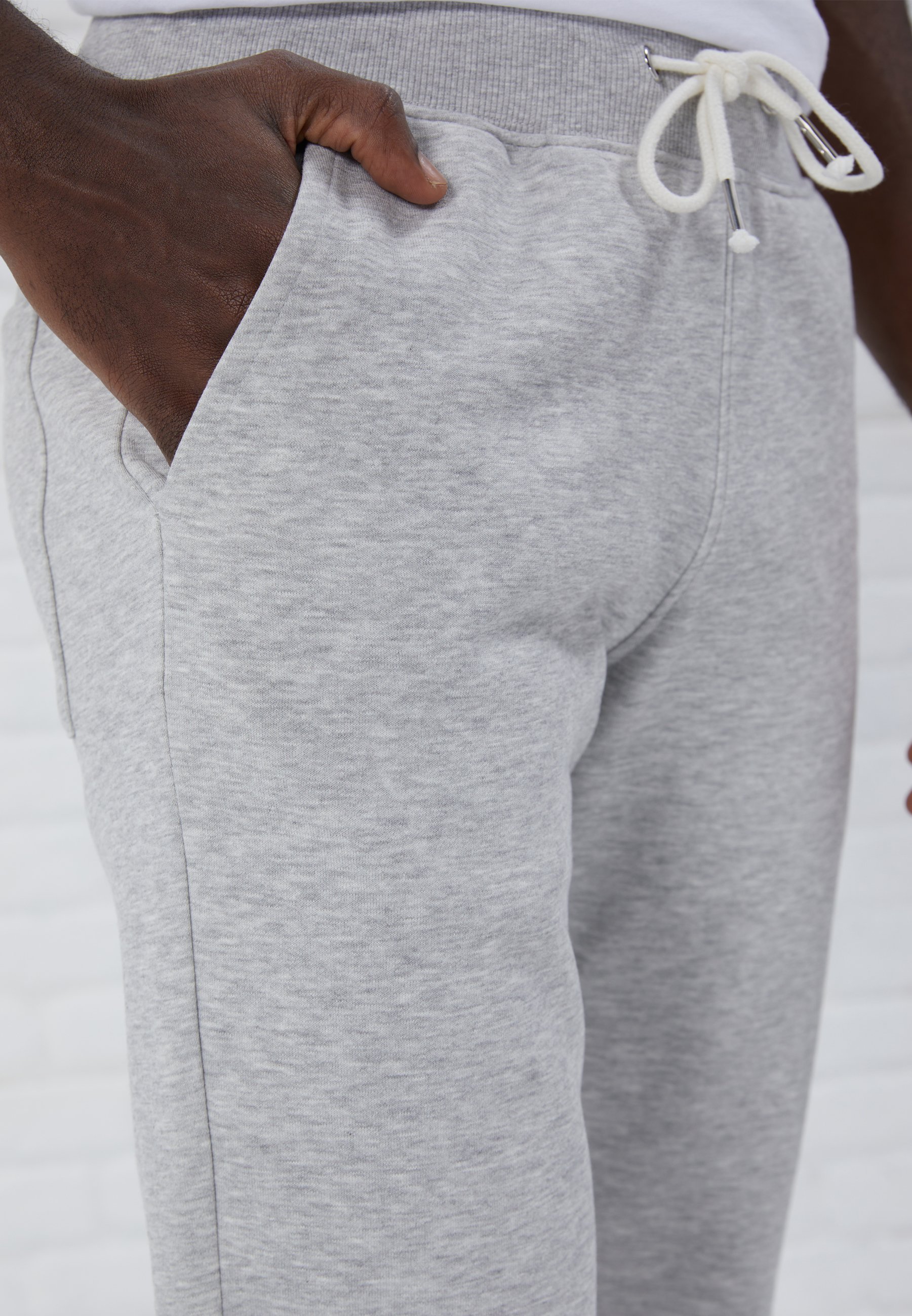 Pantaloni della tuta Pier One - grigio chiaro screziato