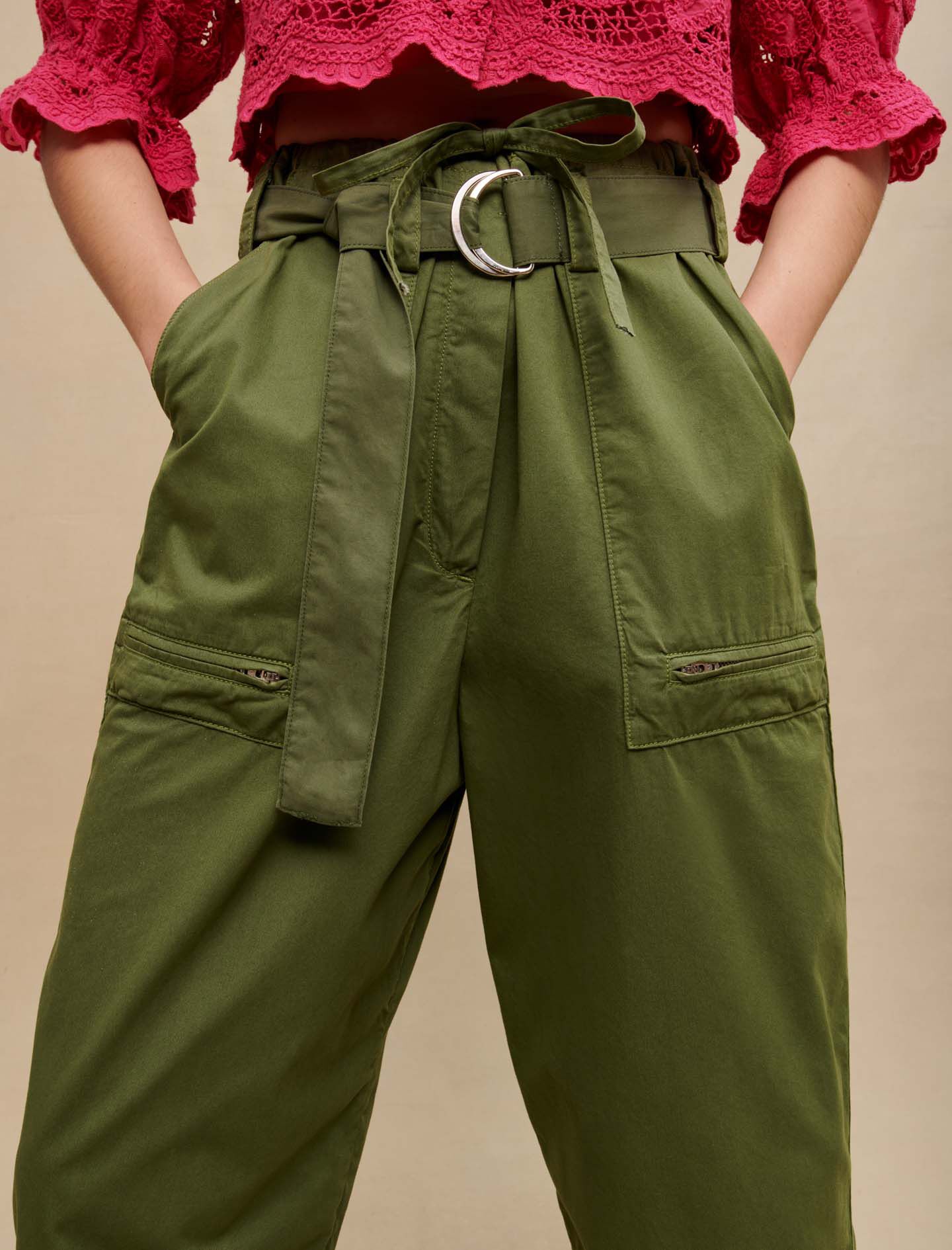 Cargo broek - Khaki