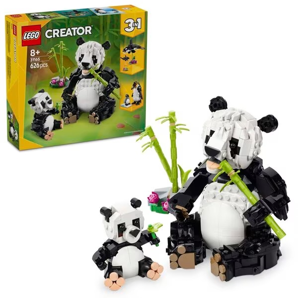 LEGO Creator 31165 3-u-1 Divlje životinje: Obitelj pande