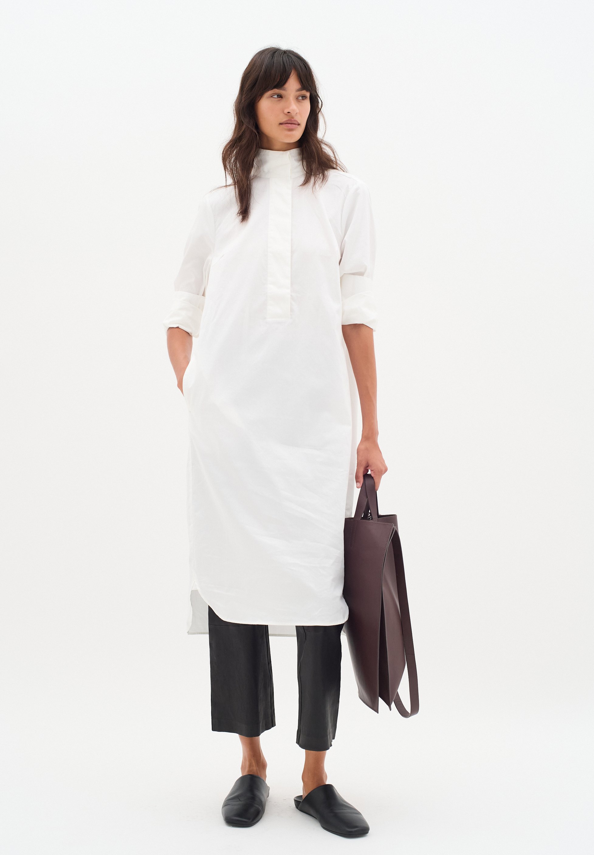 InWear KEISER - Overhemdjurk - puur wit