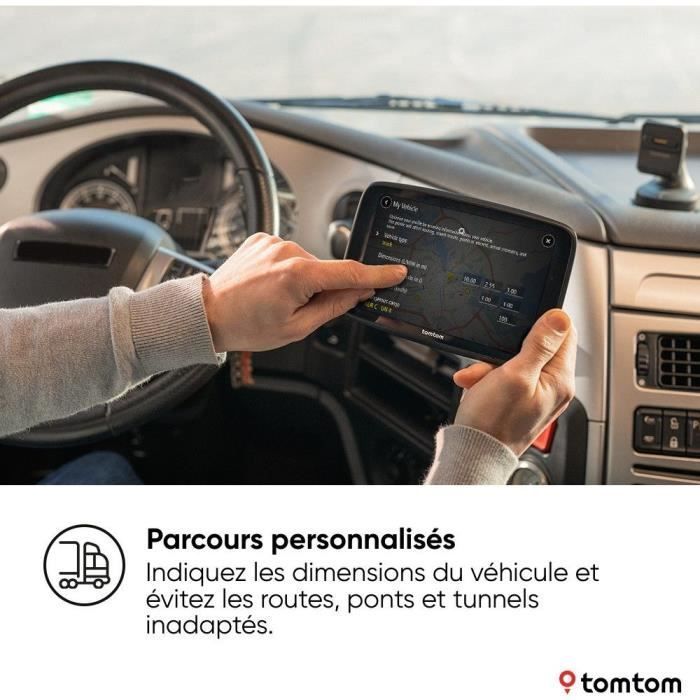 TomTom - GO Expert 7 Plus Premium Pack - GPS para camiones, autobuses y coches - Planificación de rutas - TomTom Traffic - Mapa mundial