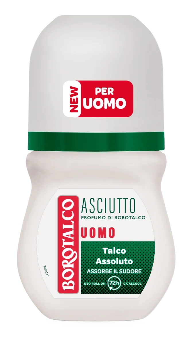 BOROTALCO Déodorant roll-on pour homme Borotalco 50 ml 72h