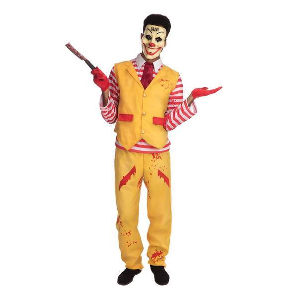 Disfraz de payaso elegante para hombre de Bristol Novelty (M)