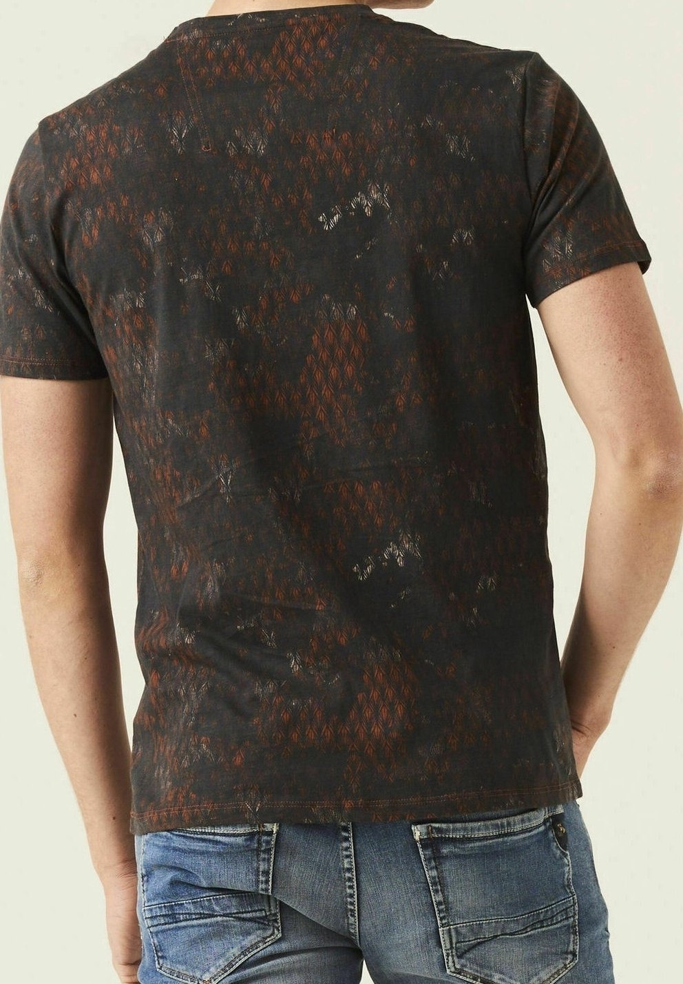 Garcia Print T-shirt - oranje