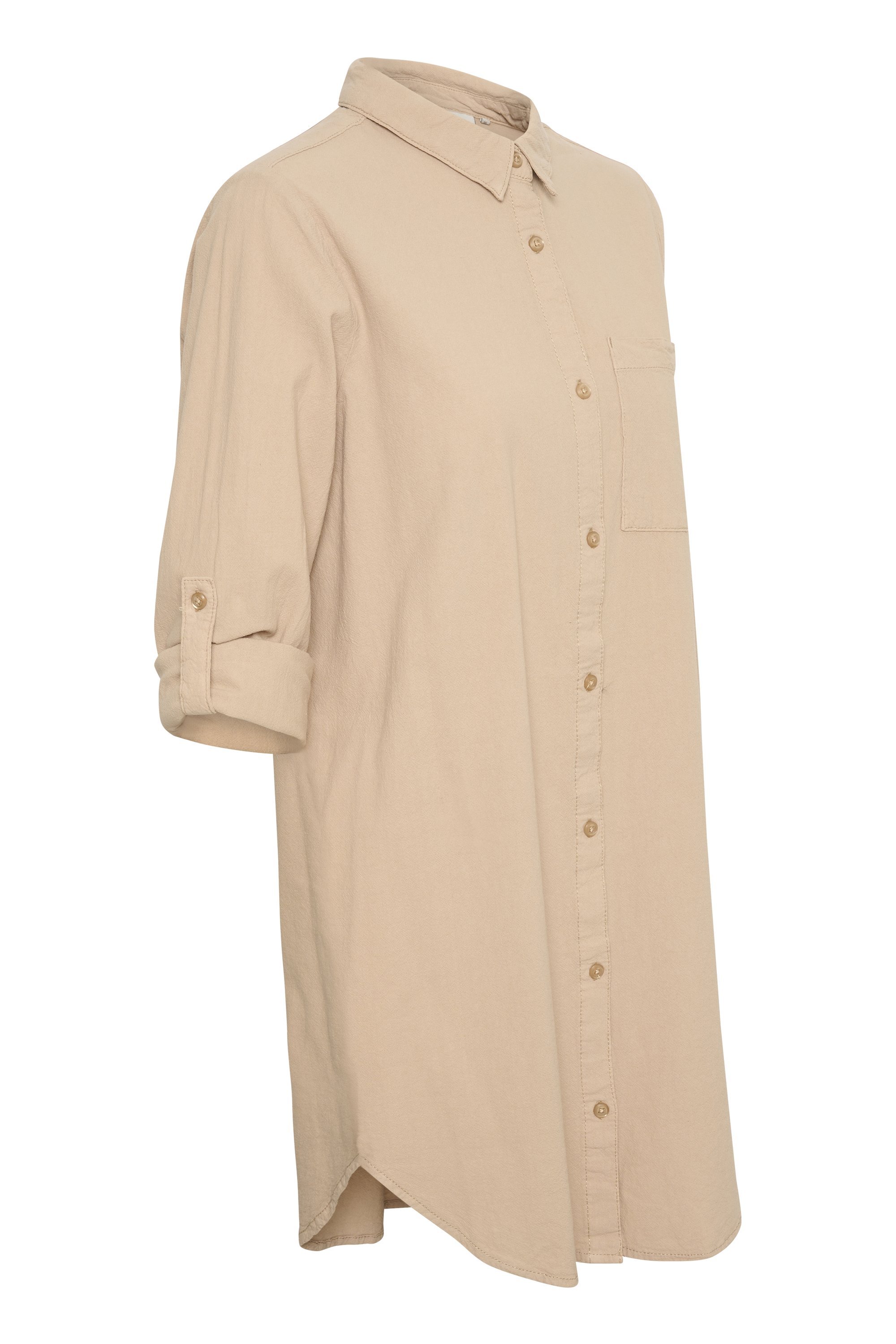 Kaffe NAYA - Bluse mit Knopfleiste - klassischer Sand