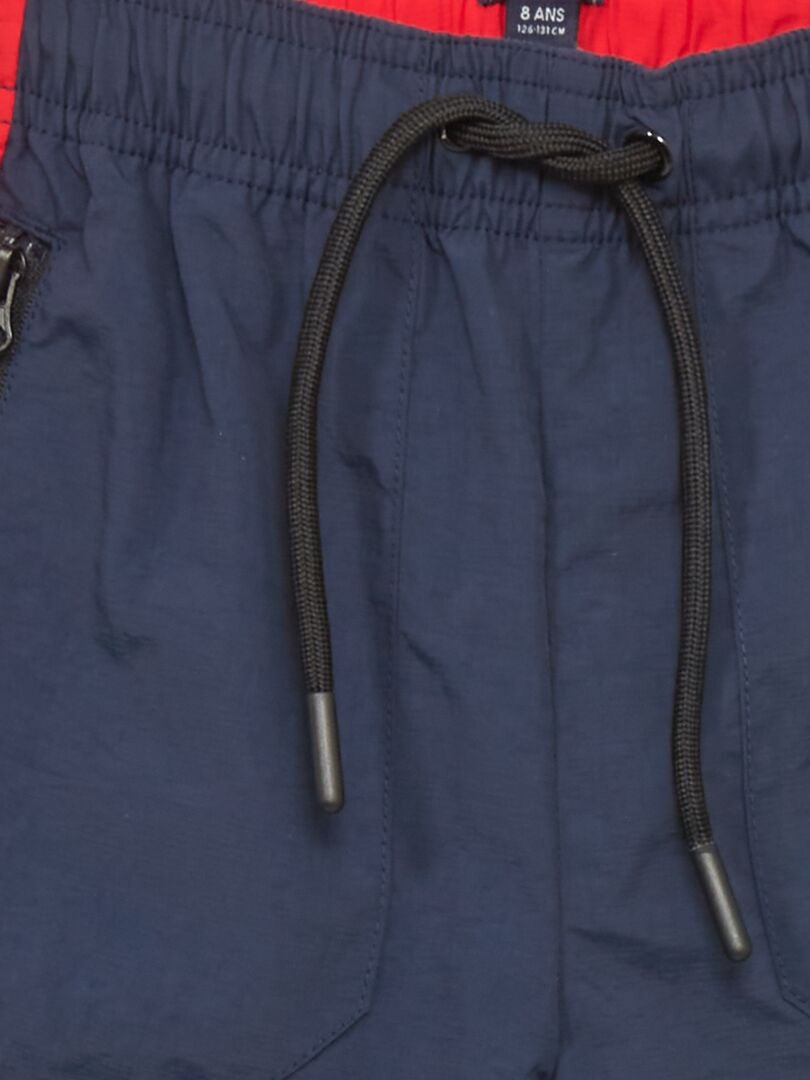 Bermudas con cremallera - NEGRO