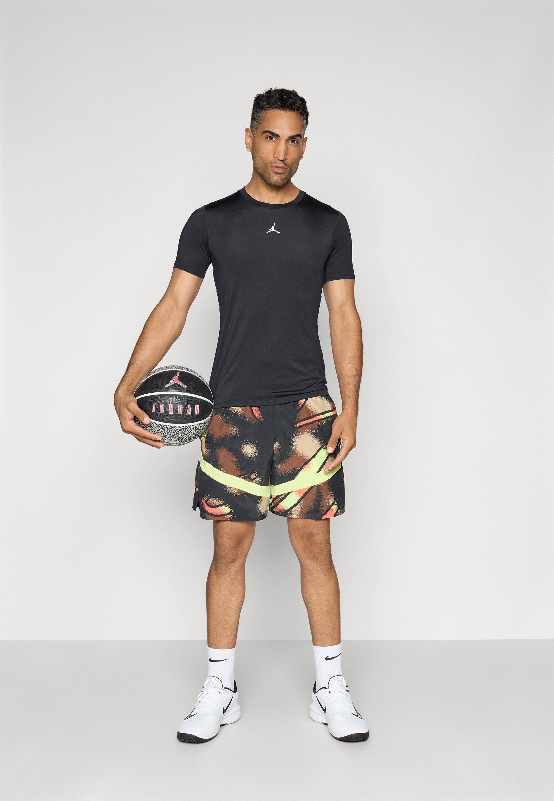 Jordan TOP - Sport T-shirt - zwart/wit