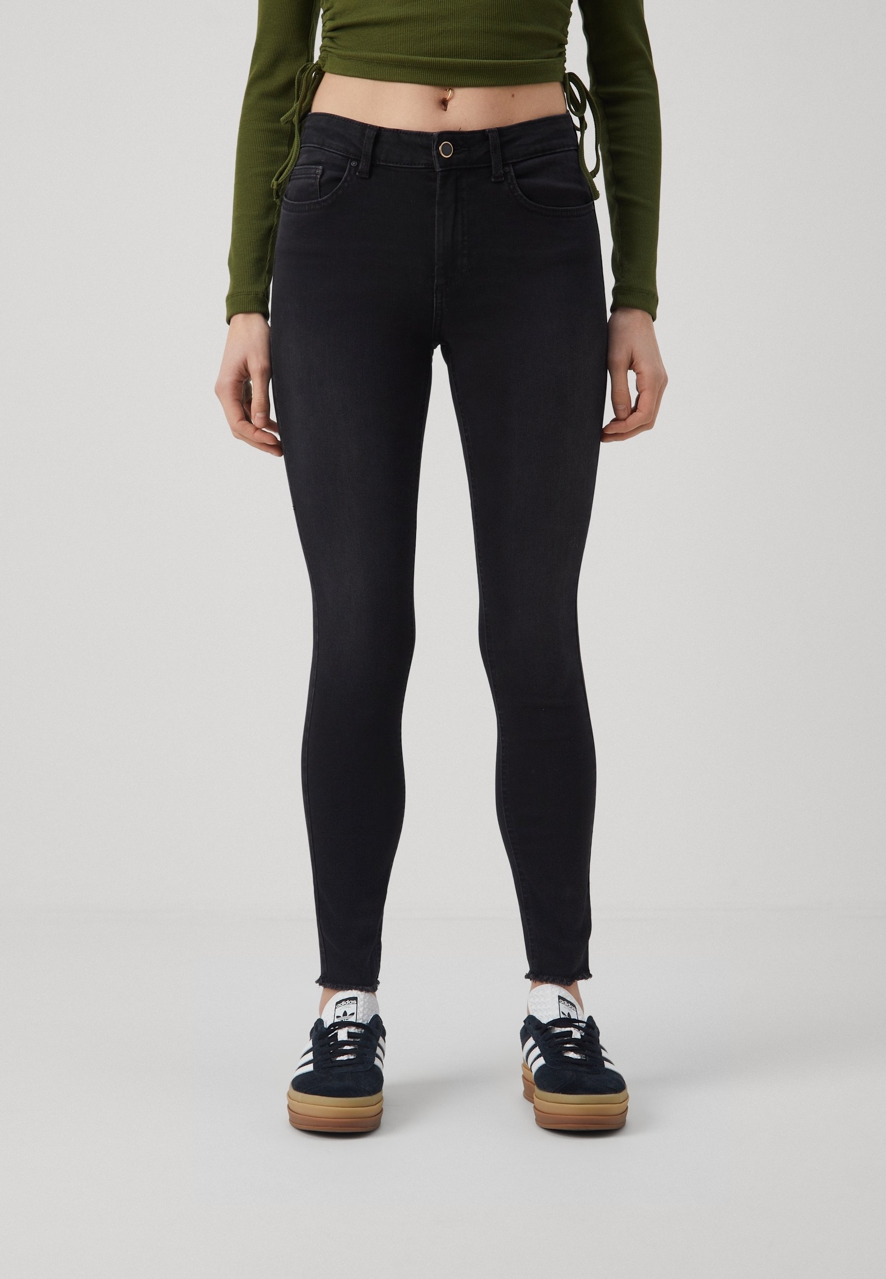 ONLY Jeans Skinny Fit - czarny denim