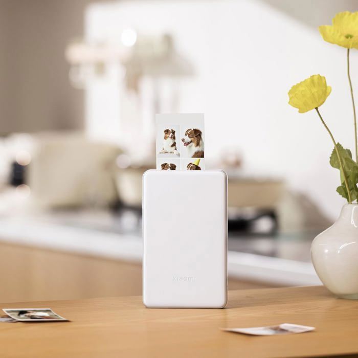 Xiaomi Portable Photo Printer Pro blanche - Impression Haute résolution et Rapide - Connexion Bluetooth Multi-utilisateur - 880 mAh